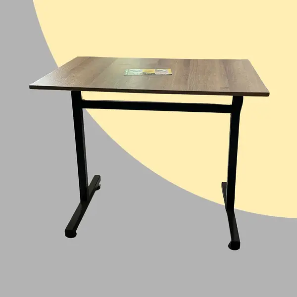 Mesa Rectangular De 90cm X 60cm Tapa En Rh Color Amaretto