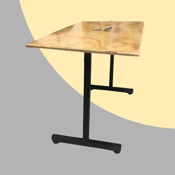 Mesa Rectangular De 90cm X 60cm Tapa En Pino