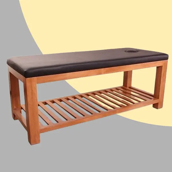 Camilla Fija Base En Madera Pino