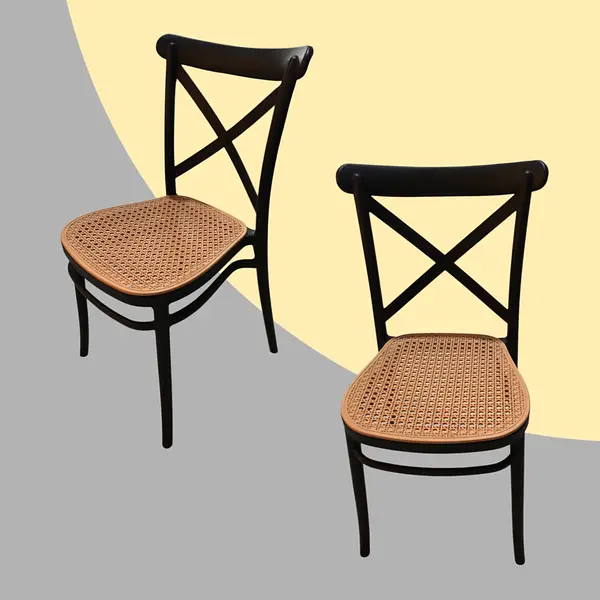Juego De Sillas Plats Y Mesa Rectangular