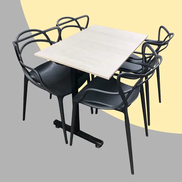 Juego De Sillas Solna Y Mesa Rectangular