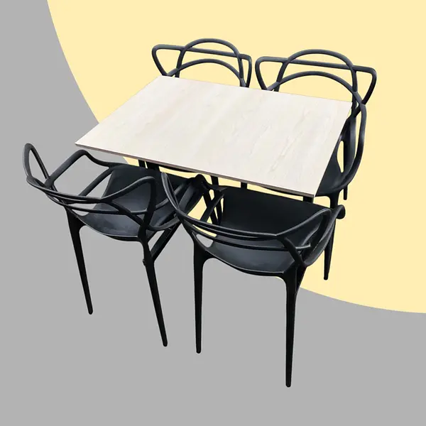 Juego De Sillas Solna Y Mesa Rectangular