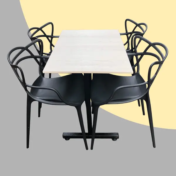 Juego De Sillas Solna Y Mesa Rectangular