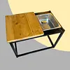 Mesa Rectangular Bar Con Poceta
