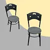 Juego De Silla Karla Con Mesa Cuadrada