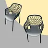 Juego De Silla Georgia Con Mesa De 90x60cm En Rh