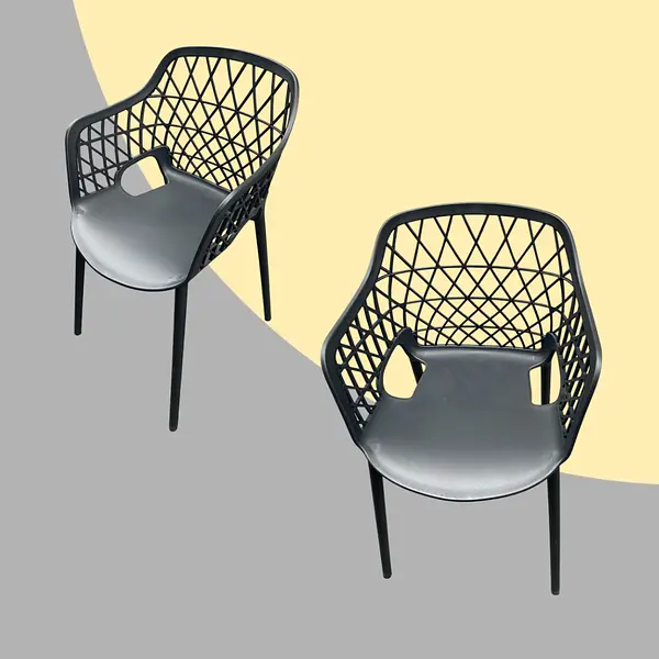 Juego De Silla Georgia Con Mesa De 90x60cm En Rh